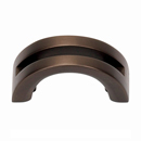 A421 CHBRZ - Slit-Top - 1.5" Cabinet Knob/Pull - Chocolate Bronze