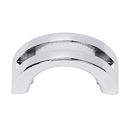 A421 PC - Slit-Top - 1.5" Cabinet Knob/Pull - Polished Chrome