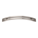 A422-4 SN - Slit-Top - 4" Cabinet Pull - Satin Nickel