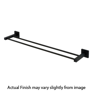 A8425-30 MB - Contemporary II - 30" Double Towel Bar - Matte Black