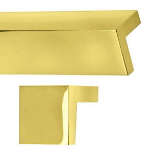 Square Tab Pulls - Unlacquered Brass