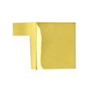 A960 - Square Tab Pull 1" - Unlacquered Brass