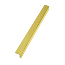 A960-8 - Square Tab Pull 8" - Unlacquered Brass