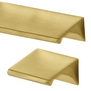 Arched Tab Pulls - Satin Brass