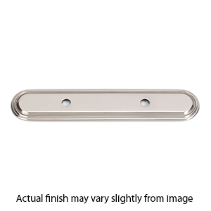 A1508-35 - Venetian - Backplate for 3.5" Pull - Satin Nickel