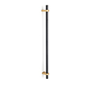 D2801-12 CHP/MB - Vita Bella - 12" Appliance Pull w/ Smooth Bar - Champagne/ Matte Black