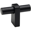 A2801 MB - Vita Bella - 1.75" Cabinet T-Knob w/ Smooth Bar - Matte Black