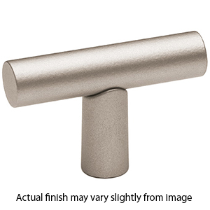 A2802 MN - Vita Bella - 1.75" Cabinet T-Knob w/ Smooth Bar - Matte Nickel