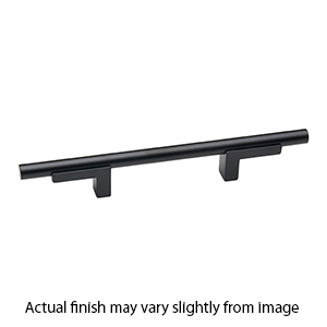 A2803-35 MB - Vita Bella - 3.5" Cabinet Pull w/ Smooth Bar - Matte Black