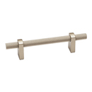 A2901-3 MN - Vita Bella - 3" Cabinet Pull w/ Knurled Bar - Matte Nickel