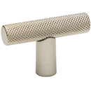 A2902 MN - Vita Bella - 1.75" Cabinet T-Knob w/ Knurled Bar - Matte Nickel