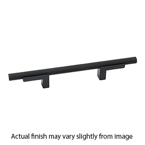 A2903-35 MB - Vita Bella - 3.5" Cabinet Pull w/ Knurled Bar - Matte Black