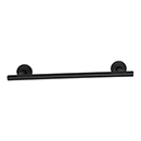 A9420-8 MB - Vita Bella - 8" Towel Bar w/ Knurled Bar - Matte Black