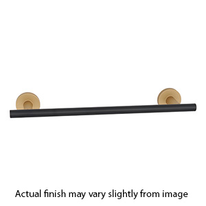 A9320-8 CHP/MB - Vita Bella - 8" Towel Bar w/ Smooth Bar - Champagne/ Matte Black