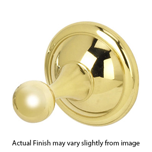 A9280 PB/NL - Yale - Robe Hook - Unlacquered Brass