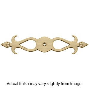 MT42FL-163 MSB - Fleur-de-Lis Backplate - Satin Brass