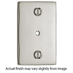 MT42SQ-063 PNI - Rectangular Backplate - Polished Nickel