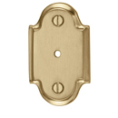 MT42SR-063 MSB - Arched Backplate - Satin Brass