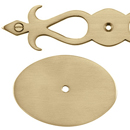 Contemporary Backplates - Satin Brass