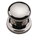 MT0113-032 PNI - 1-1/4" Round Knob on Rosette - Polished Nickel