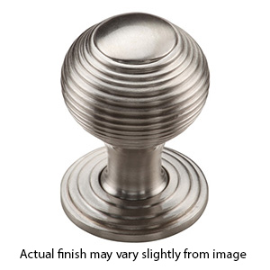 MT0973-032 GSN - 1-1/4" Reeded Cabinet Knob - Satin Nickel