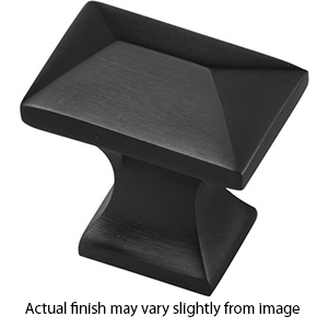 MT2232-035 BLK - Pyramid Cabinet Knob - Flat Black