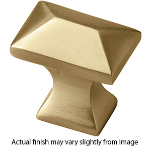 MT2232-035 MSB - Pyramid Cabinet Knob - Satin Brass