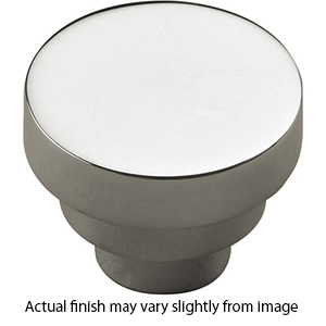 MT3624-038 PNI - 1.5" Step Cabinet Knob - Polished Nickel