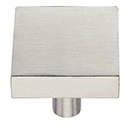 MT3685-032 GSN - 1-1/4" Square Cabinet Knob - Satin Nickel