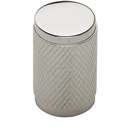 MT3850-020 PNI - 13/16" Knurled Cylinder Knob - Polished Nickel