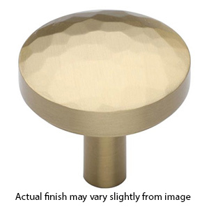 MT3877-032 MSB - 1-1/4" Tayo Hammered Cabinet Knob - Satin Brass