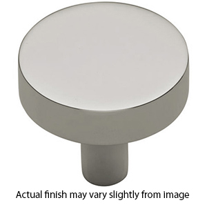 MT3880-032 PNI - 1.25" Disc Knob w/ Flat Top - Polished Nickel