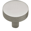 MT3884-032 PNI - 1.25" Disc Knob w/ Knurled Edge - Polished Nickel