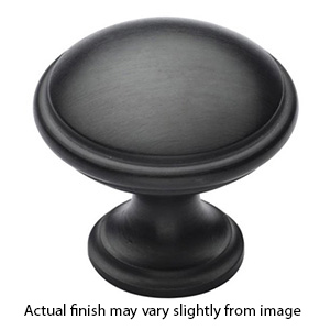 MT3950-038 BLK - 1-1/2" Cabinet Knob - Flat Black