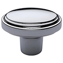 MT3975-040 PCH - 1-5/8" Oval Cabinet Knob - Polished Chrome