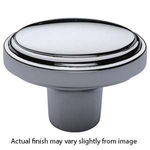 MT3975-040 PCH - 1-5/8" Oval Cabinet Knob - Polished Chrome