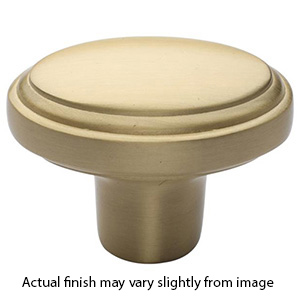 MT3975-040 MSB - 1-5/8" Oval Cabinet Knob - Satin Brass