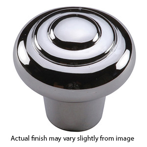 MT3985-032 PCH - 1-1/4" Bead Cabinet Knob - Polished Chrome