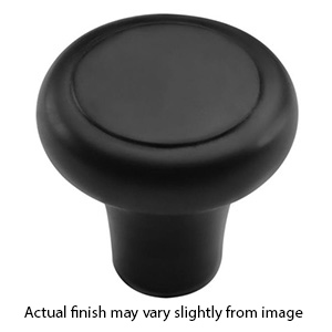 MT3990-038 BLK - 1-1/2" Newport Cabinet Knob - Flat Black