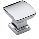 MT4382-025 PCH - 1" Convex Square Knob - Polished Chrome