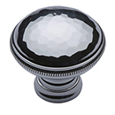 MT4545-032 PCH - 1-1/4" Hammered Cabinet Knob - Polished Chrome