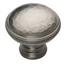 MT4545-032 GSN - 1-1/4" Hammered Cabinet Knob - Satin Nickel