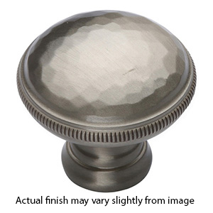 MT4545-032 GSN - 1-1/4" Hammered Cabinet Knob - Satin Nickel