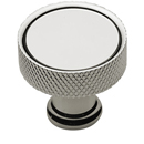 MT4648-032 PNI - 1.25" Round Knob w/ Knurled Edge - Polished Nickel