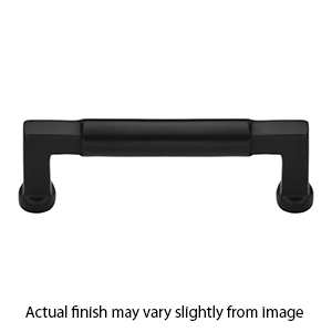 MT0312-152 BLK - 6"cc Bauhaus Cabinet Pull - Flat Black