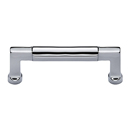 MT0312-101 PCH - 4"cc Bauhaus Cabinet Pull - Polished Chrome