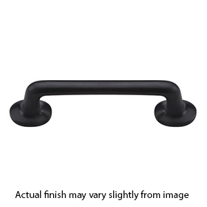 MT0376-254 BLK - 10"cc Traditional Cabinet Pull - Flat Black