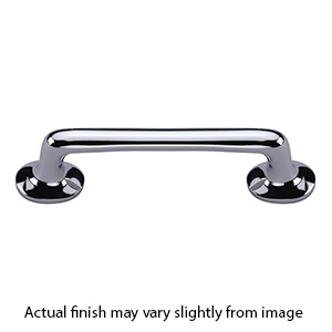 MT0376-096 PCH - 3.75"cc Traditional Cabinet Pull - Polished Chrome