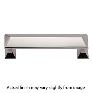 MT2232-096 PNI - 3.75"cc Pyramid Cabinet Pull - Polished Nickel