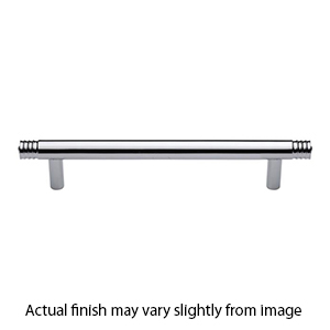 MT4446-254 PCH - 10"cc Ridged Cabinet Pull - Polished Chrome